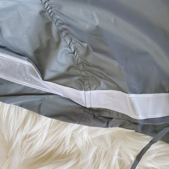 Hot & Delicious Women's Gray Reflective Hooded Tracksuit SZ M - Picture 12 of 14